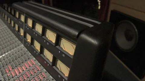 SSL Console Pan Stock Footage 46520516