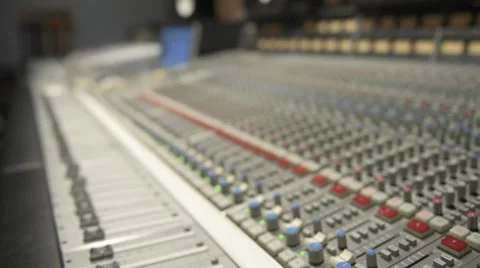 SSL Console Rack Focus 1 Stock Footage 46520477