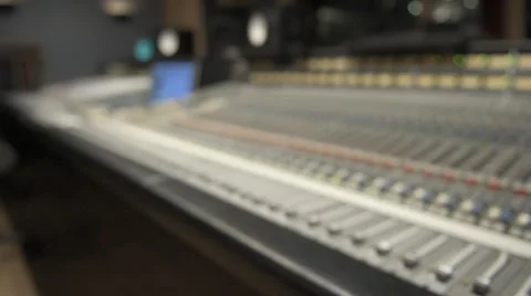 SSL Console Rack Focus 2 Stock Footage 46520454
