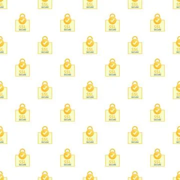 Ssl secure pattern demonstrating data encryption and internet safety 스톡 일러스트
