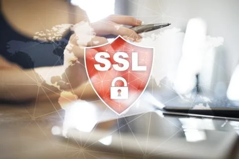 SSL Secure Sockets Layer, a computing protocol. Security of data sent via the Stock Photos