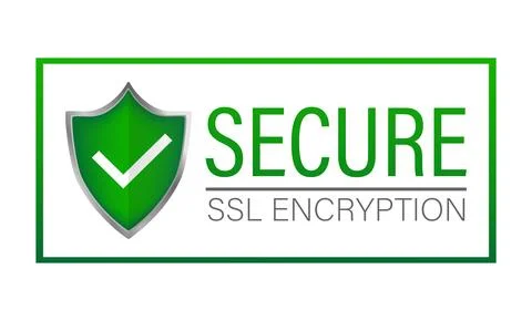 Ssl secure on white background. Protection icon vector. Information icon vector 库存插图
