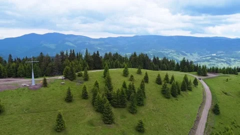 SSV Going Fast Uphill On Mountain Road Video stock 198739110