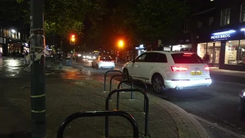 St Albans Buses - City Centre - Timelapse Stock-Footage 162544476