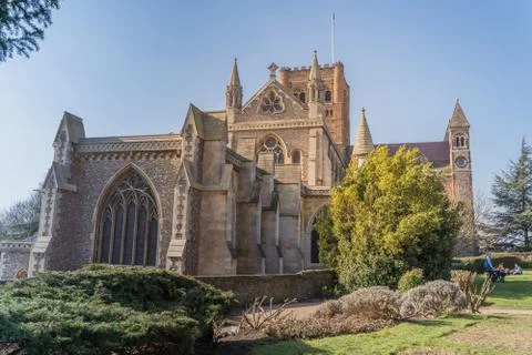 ST Albans Cathedral Foto stock