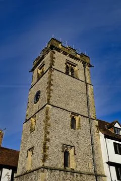 St Albans' Clock Tower, St. Albans, UK. Stock Photos
