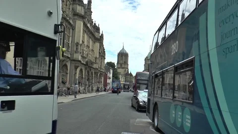St Aldates and Tom tower 1 Stock Footage 78285960