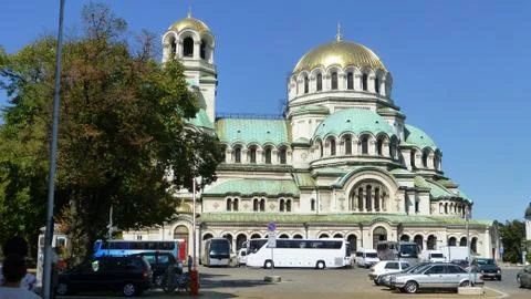 St Alexander Nevsky Cathedral, Sofia Stock Photos