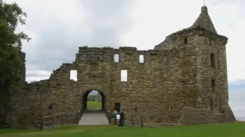St Andrews Castle 스톡 동영상 56875546