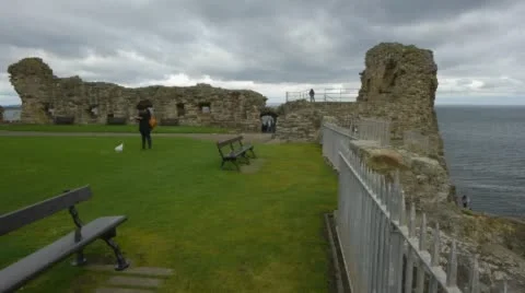 St Andrews Castle Stock Footage 56875630