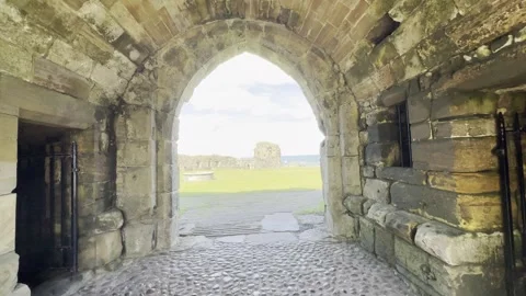 St Andrews Castle Stock Footage 310914276