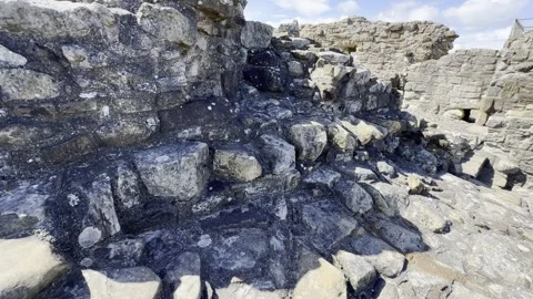 St Andrews Castle Stock Footage 310914323