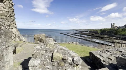 St Andrews Castle Stock Footage 310914327