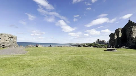St Andrews Castle Stock Footage 310914387