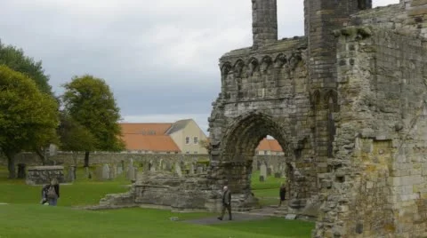 St Andrews Cathedral Stock Footage 56875326