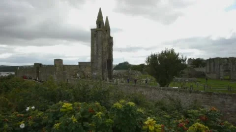 St Andrews Cathedral 스톡 동영상 56875604