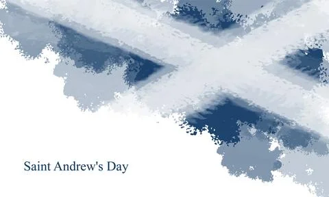 St andrews day background. Stock Illustration