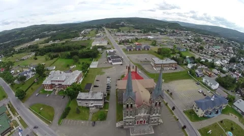 St Ane de Monte 5 gaspe, quebec, canada Vídeos de archivo 61064373