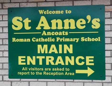 St Anne's Rc Primary School Ancoats Manchester. Budget Case Study Story. Stock Photos