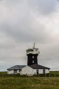 St anns head high light lighthouse. Stock Photos