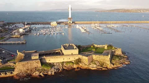 St Anton castle 2 Stock Footage 170225727