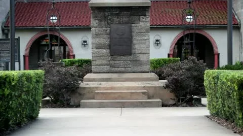 St. Augustine City Hall and Lightner Museum in Florida, USA Stock Footage