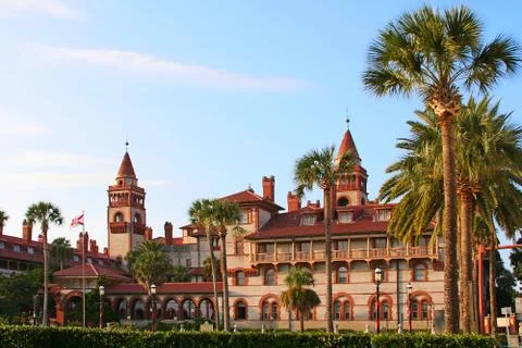 St. augustine city hall &amp; lightner museum, florida, usa Stock Photos