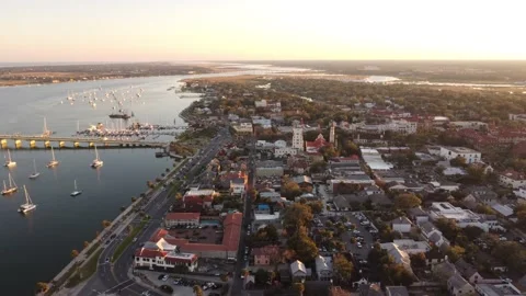 St Augustine FL USA 4k Stock Footage 145324764