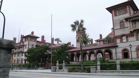 St. Augustine Flagler College of the Liberal Arts, Florida, USA Stock Footage 11817728