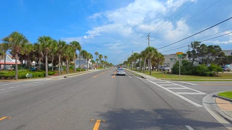 St Augustine Florida coastal driving tour 4k 24fps Vídeo Stock 337917722