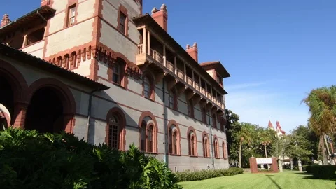 St Augustine Florida Flagler College private in nation's oldest city on King 動画素材 73748732
