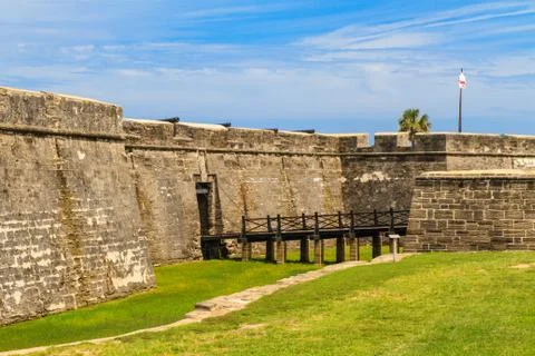 St. augustine fort, castillo de san marcos national monument Stock Photos