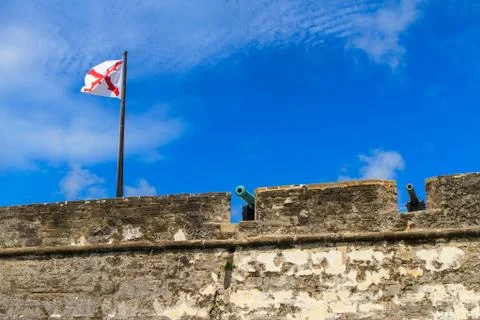 St. augustine fort, castillo de san marcos national monument Stock Photos