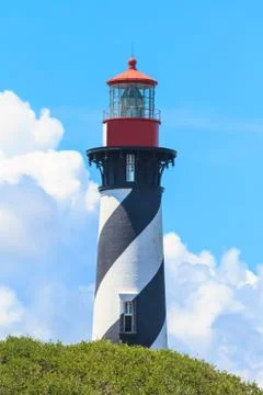 St. augustine lighthouse, florida Stock Photos