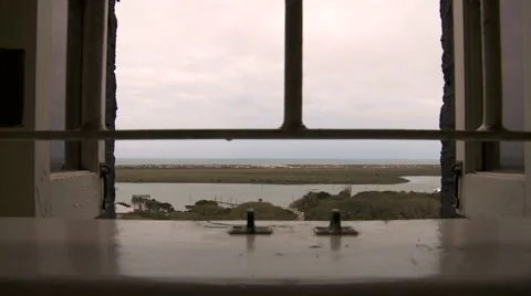 St. Augustine Lighthouse on the North end of Anastasia Island 動画素材 52080826