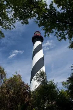 St Augustine lighthouse Stock Photos