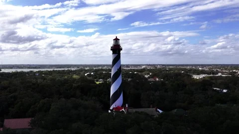 St Augustine lighthouse rise 動画素材 254829073