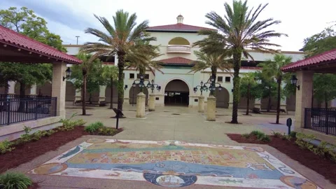 St Augustine visitor center 库存影片 244888929