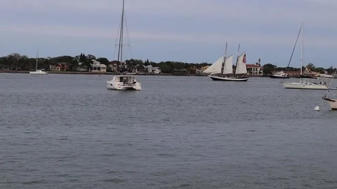 St Augustine Waterfront Stock Footage 152601775