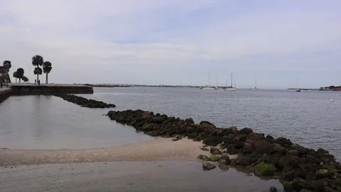 St Augustine Waterfront Stock Footage 152601837