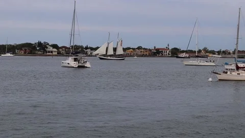 St Augustine Waterfront Stock Footage 152601856