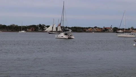 St Augustine Waterfront Stock Footage 152602233