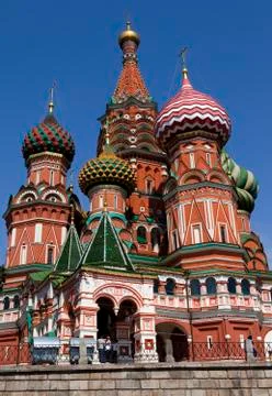 St Basil's Cathderal on Red Square, Moscow Stock Photos