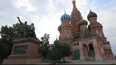 St Basil's Cathedral Video stock 7904244