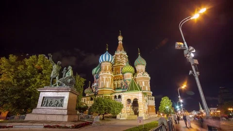 St. Basil's Cathedral Stock Footage 82524552