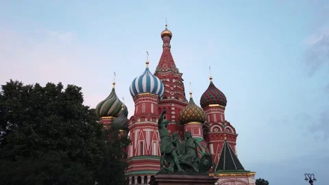 St. Basil's Cathedral Video stock 156741395