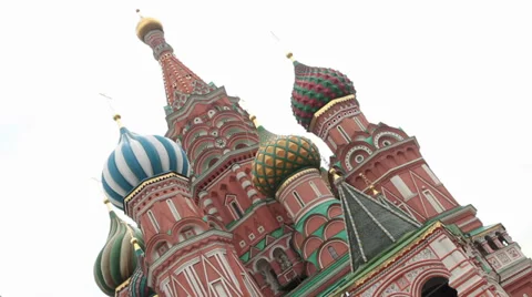 St Basil´s Cathedral Moscow Stock Footage 33208578