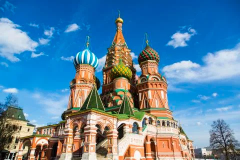 St Basils cathedral Stock Photos