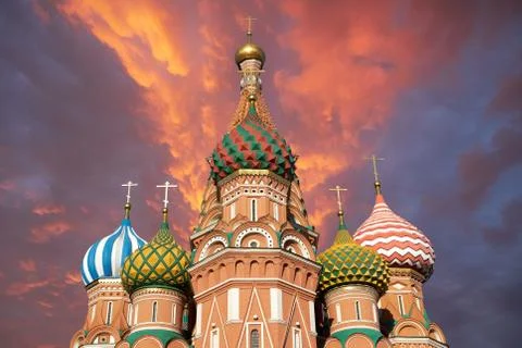 St. basil's cathedral Stock Photos