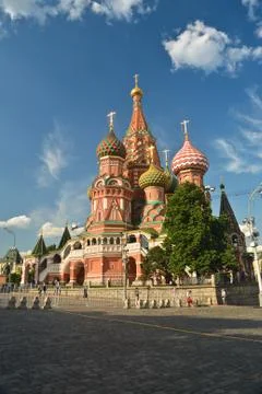 St. Basil's Cathedral. Stock Photos